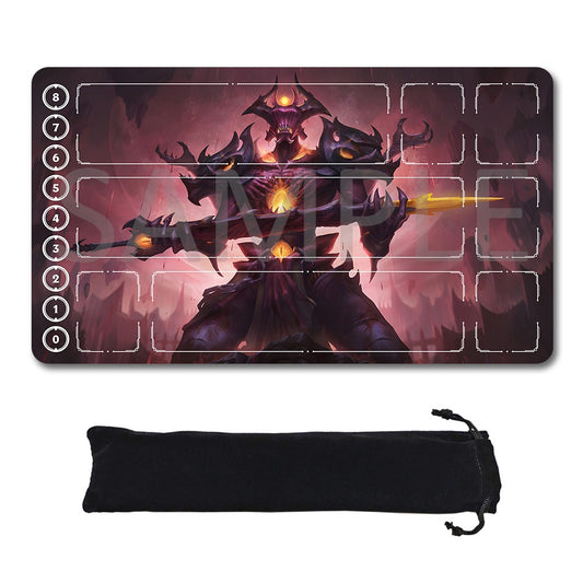 Aatrox - League Of Legends Riftbound Playmat 24x14 in + Free Storage Bag
