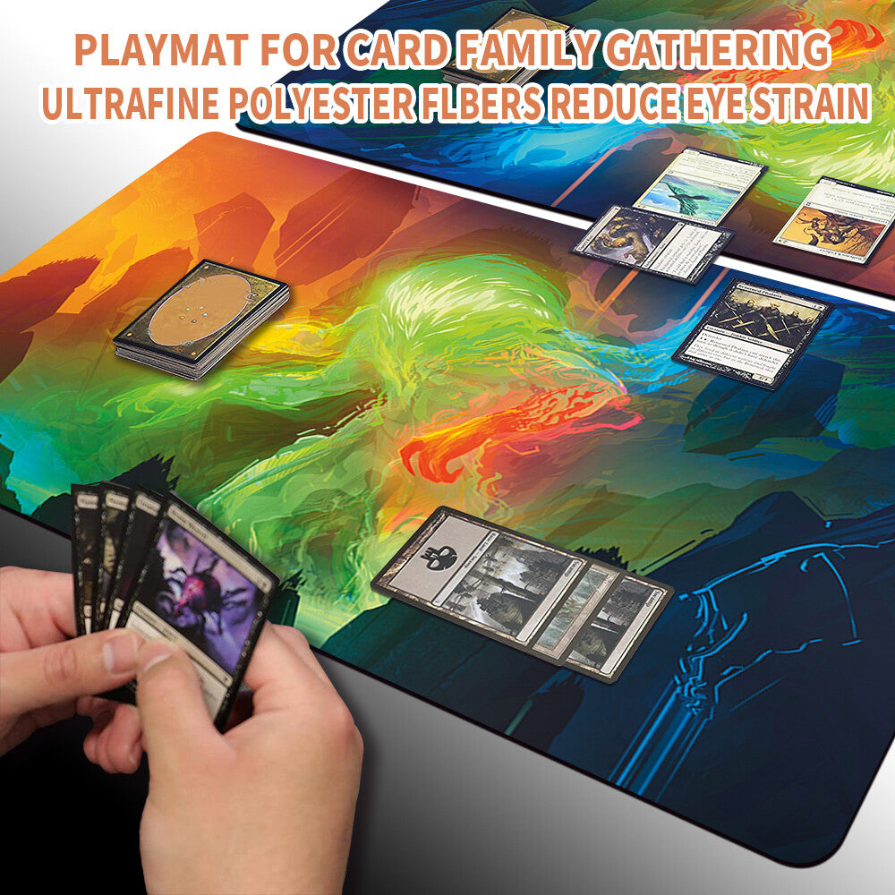 OMNATH, LOCUS OF CREATION -Magic The Gathering Playmat Trading Card Game Playmat Stitched Edge