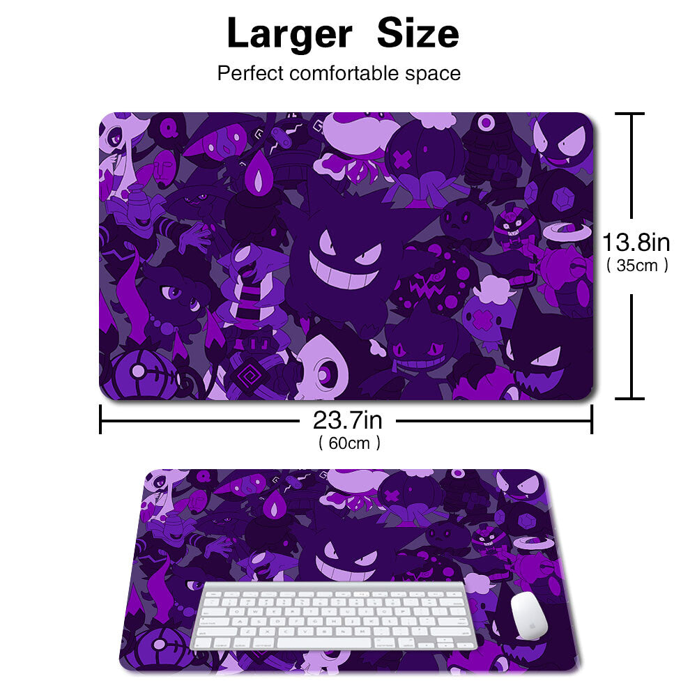 723290 - Board Game Pokemon Gengar Playmat Stitched Edge Games Mousepad Play Mat of TCG
