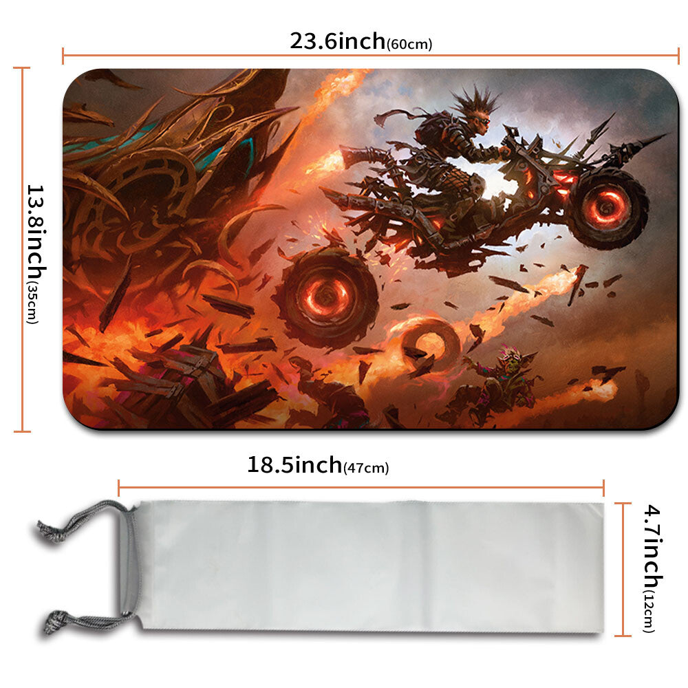 GASTAL BLOCKBUSTER - Magic The Gathering MTG Playmat TCG CCG MTG Playmat Stitched Edge