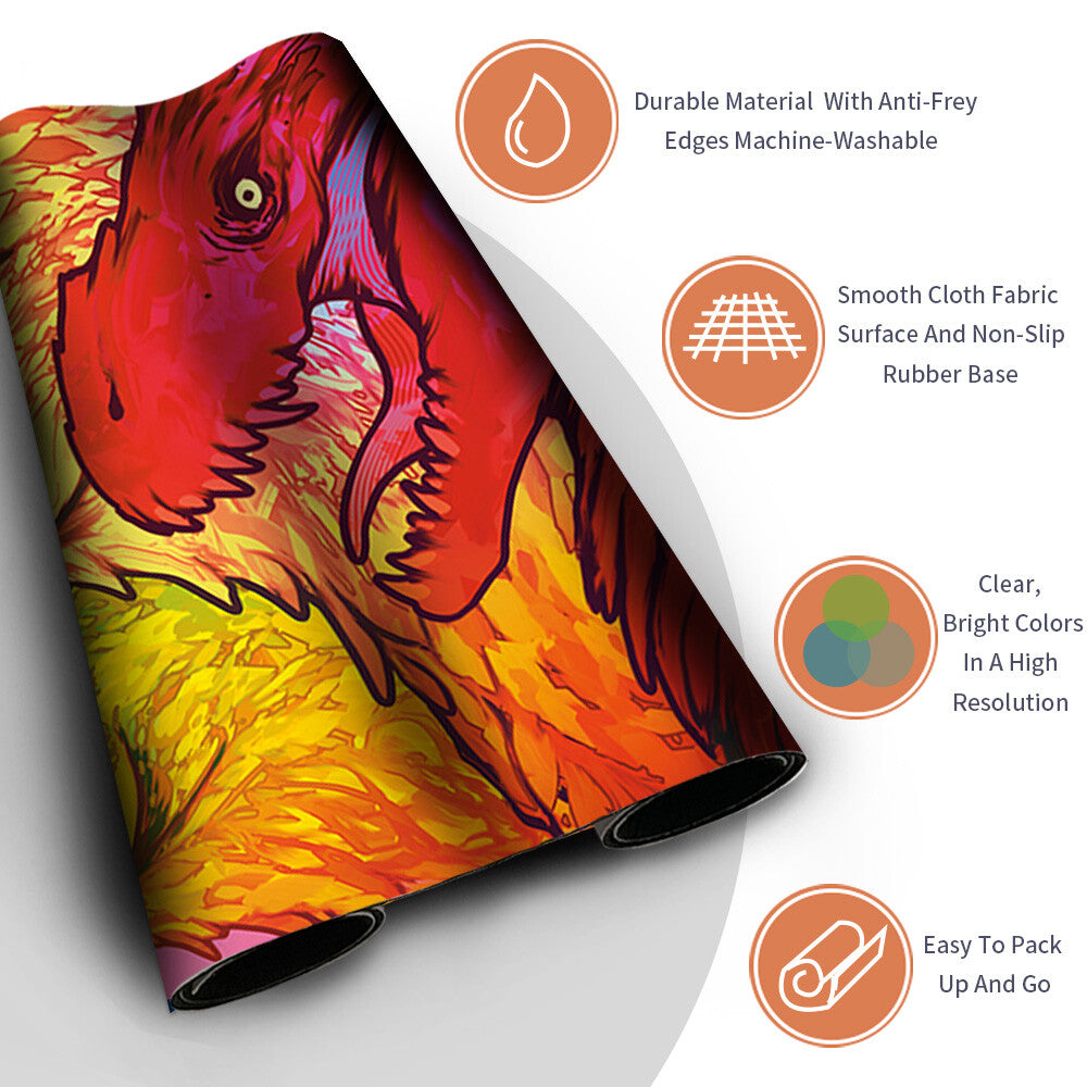 ZACAMA, PRIMAL CALAMITY - Magic The Gathering MTG Playmat TCG CCG MTG Playmat Stitched Edge