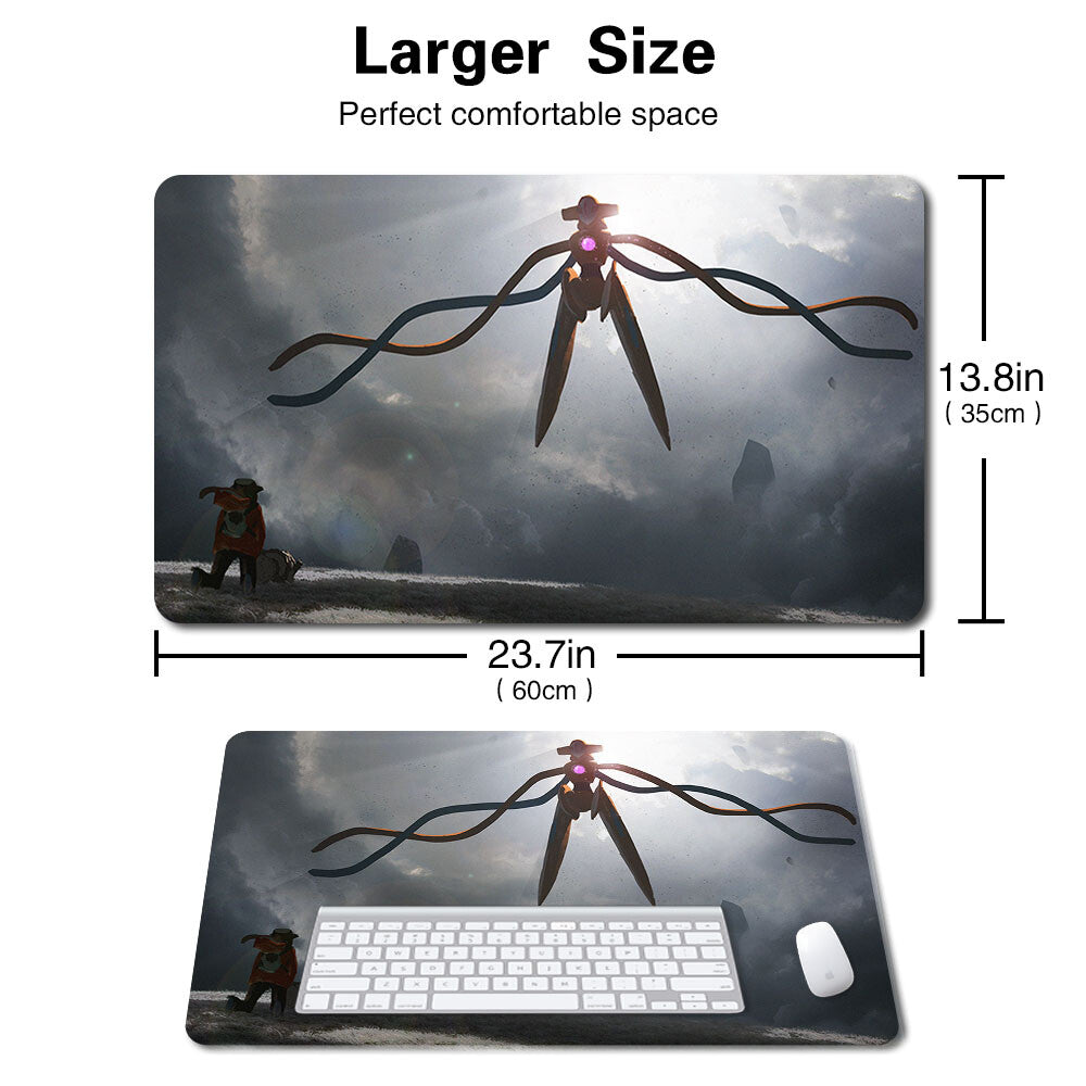 1073996 - Board Game Pokemon Deoxys Playmat Stitched Edge Games Mousepad Play Mat of TCG