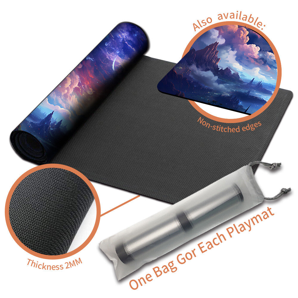 DKT (68) - Magic The Gathering MTG Playmat TCG CCG MTG Playmat Stitched Edge