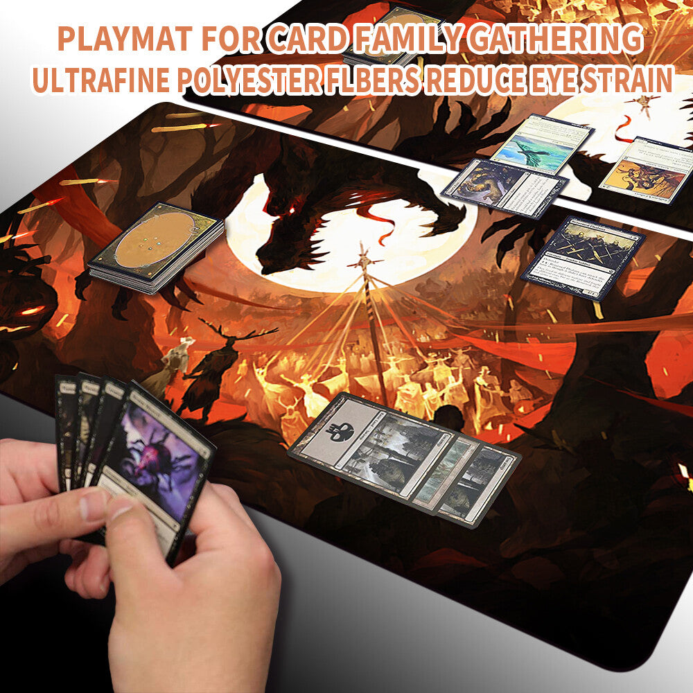 INNISTRAD MIDNIGHT HUNT TEASER Board Game MTG Magic The Gathering Playmat Stitched Edge