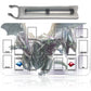 Yugioh Playmat Stitched Edge With Card Zones Yugioh Mouse pad Playmat Stitched Edge of Yugioh TCG