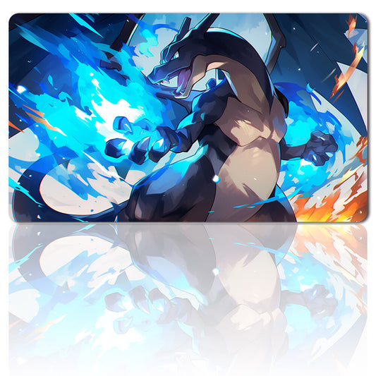 1365291 - Board Game Pokemon Charizard Playmat Stitched Edge Games Mousepad Play Mat of TCG
