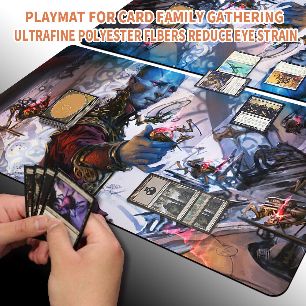 DOVNI BAAN - Board Game MTG Playmat Mousepad Playmat of TCG CCG Stitched Edge