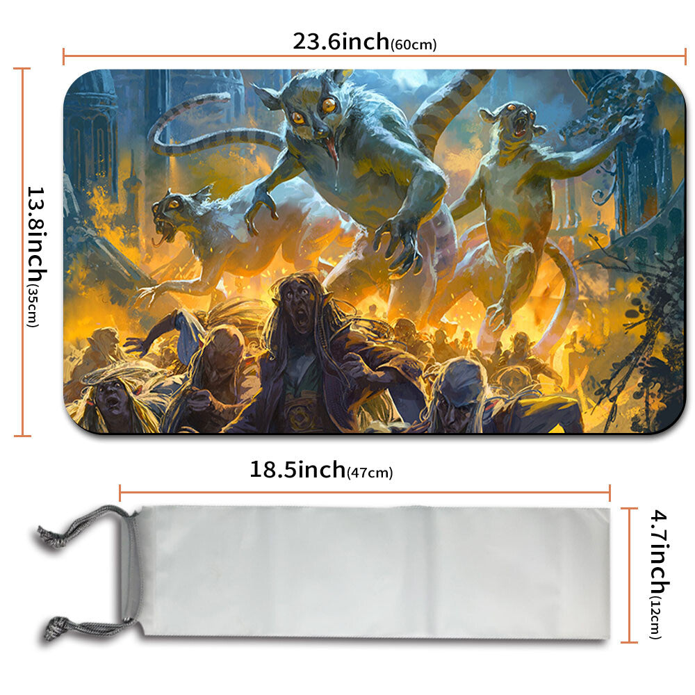Preposterous Proportions - Magic The Gathering MTG Playmat TCG CCG MTG Playmat Stitched Edge