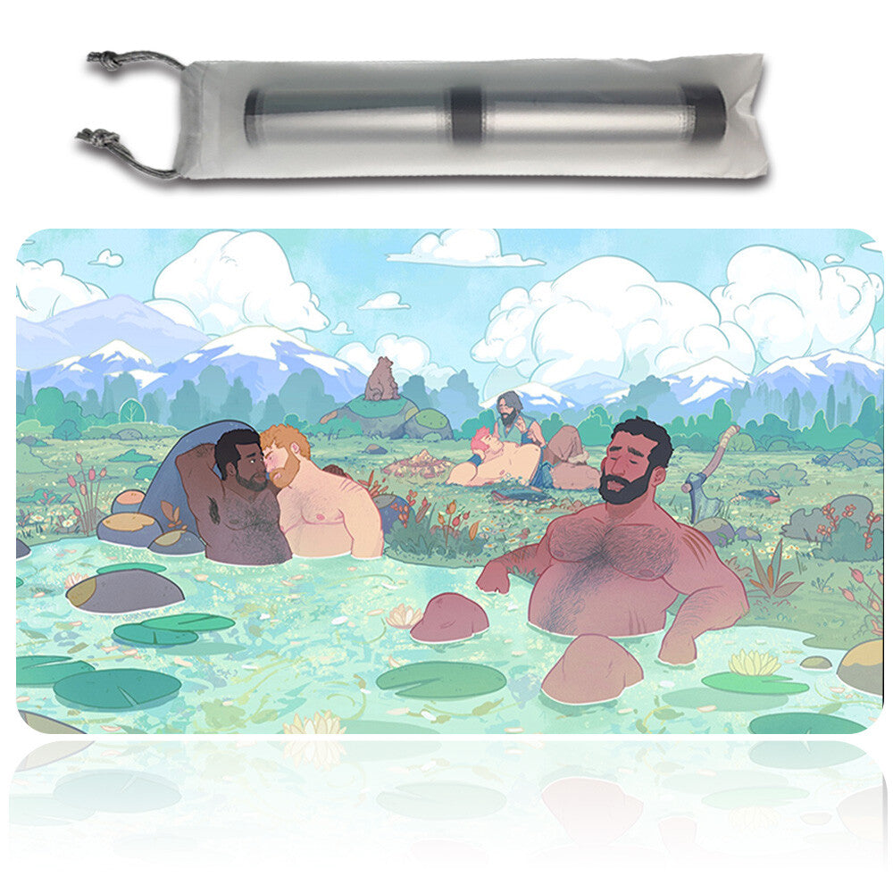 Bearscape - Magic The Gathering MTG Playmat TCG CCG MTG Playmat Stitched Edge