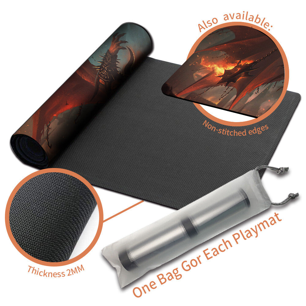 RAKDOS, PATRON OF CHAOS - Magic The Gathering MTG Playmat TCG CCG MTG Playmat Stitched Edge