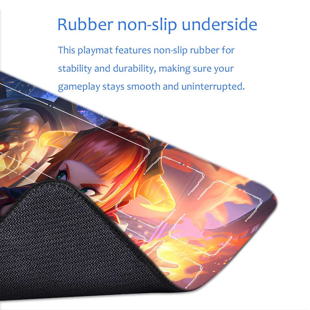 Annie Hastur - League Of Legends Riftbound Playmat 24x14 in + Free Storage Bag