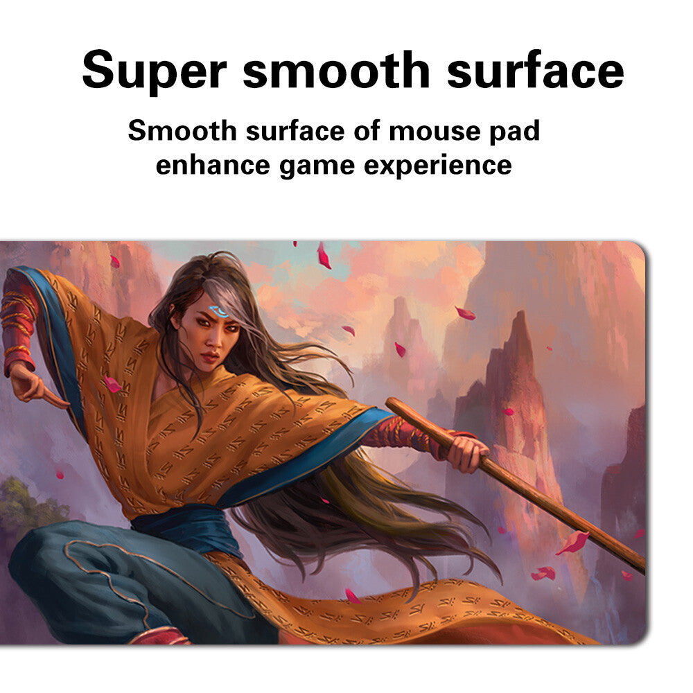 NARSET, ENLIGHTENED MASTER - Board Game MTG Playmat Mousepad Play Mat of TCG Stitched Edge