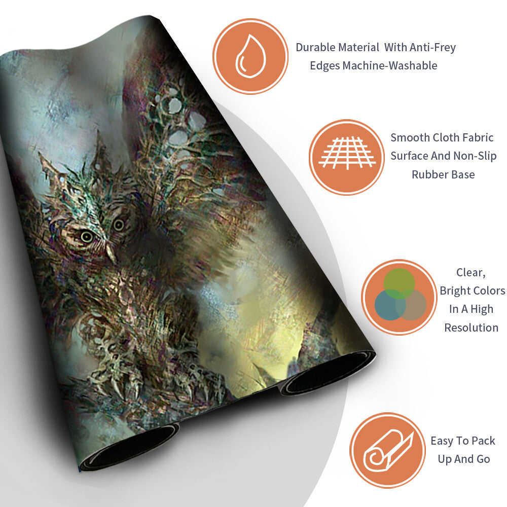 Baleful Strix - Magic The Gathering MTG Playmat TCG CCG MTG Playmat Stitched Edge