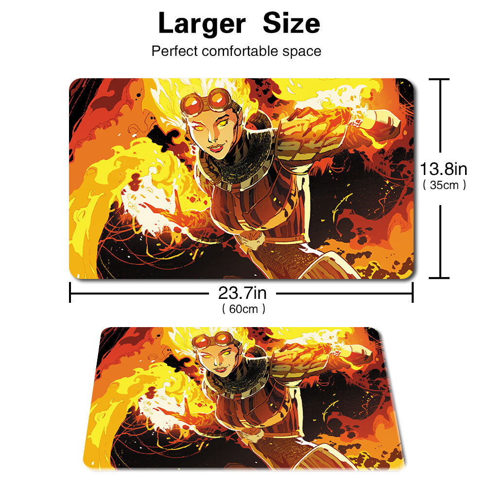 Chandra Nalaar - Idw - Board Game MTG Playmat Games Mousepad Play Mat of TCG Stitched Edge