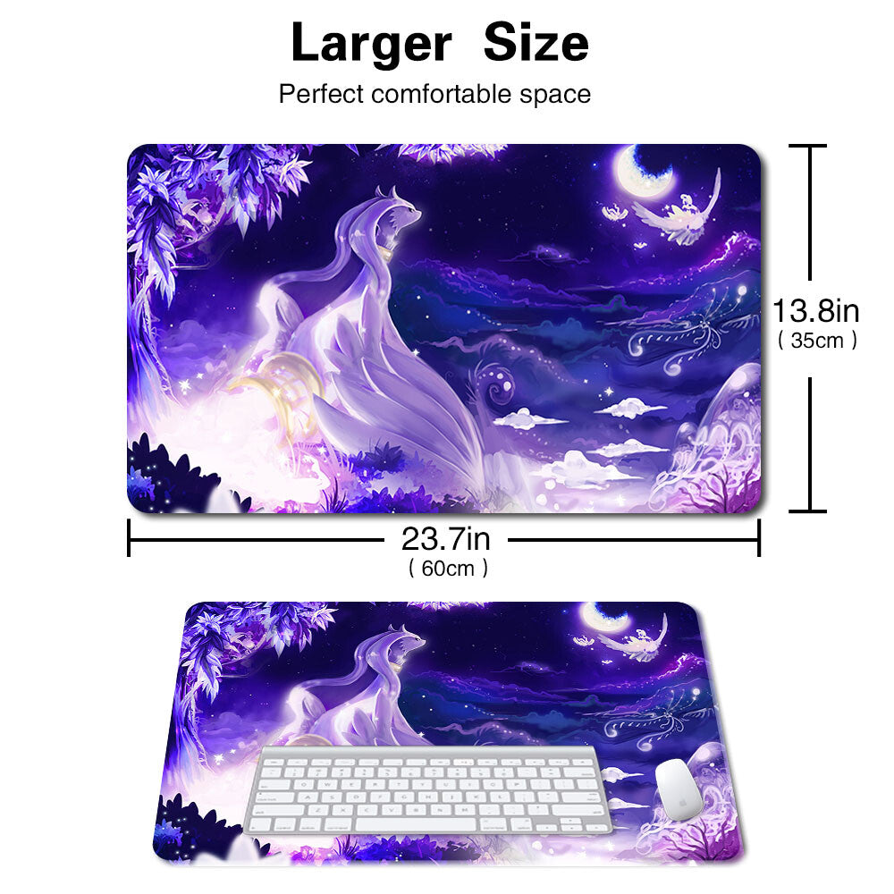 641960 - Board Game Pokemon Reshiram Playmat Stitched Edge Games Mousepad Play Mat of TCG