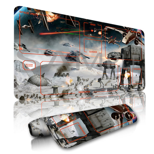 Star Wars Unlimited Playmat Stitched Edge Free Storage Bag Size 24X14IN Protective Mat star19
