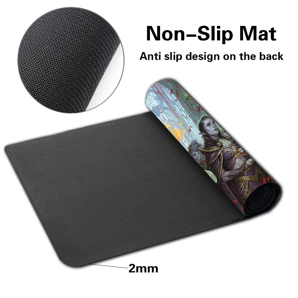 CHANDRA, DRESSED TO KILL - Board Game MTG Playmat Games Play Mat of TCG CCG Stitched Edge