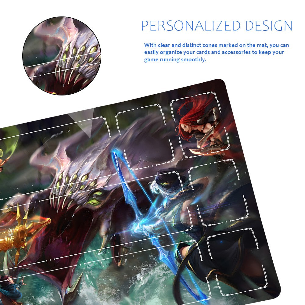 Kassadin - League Of Legends Riftbound Playmat 24x14 in + Free Storage Bag