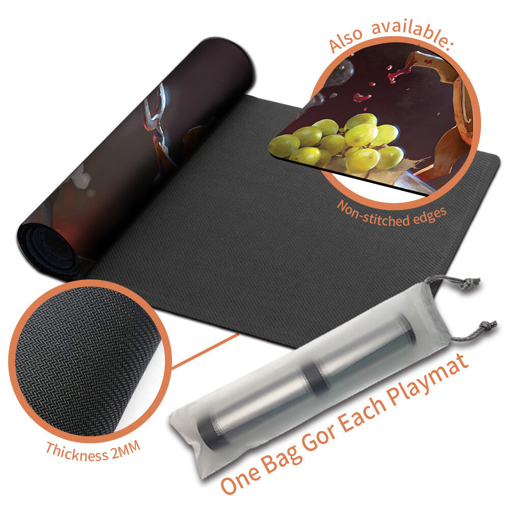 SYR GINGER, THE MEAL ENDER - Magic The Gathering MTG Playmat TCG CCG MTG Playmat Stitched Edge