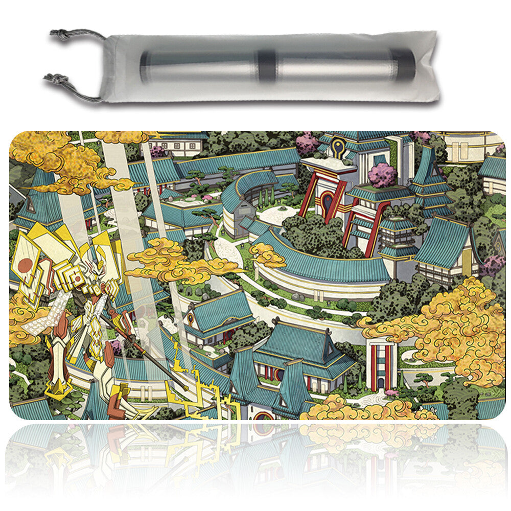 UKIYO-E PLAINS -Board Game MTG Playmat Mouse Pad Playmat of MTG TCG CCG Stitched Edge