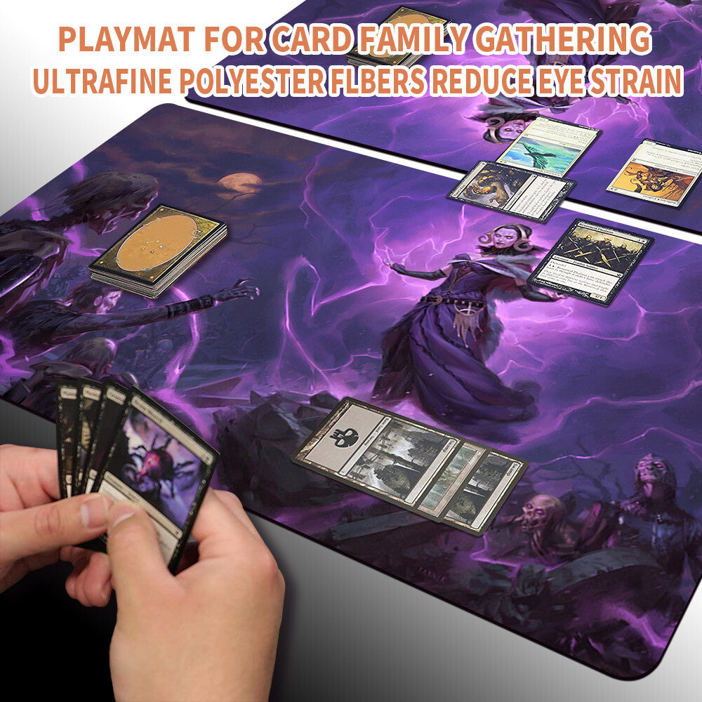 Liliana, the Last Hope - Magic The Gathering MTG Playmat TCG CCG MTG Playmat Stitched Edge