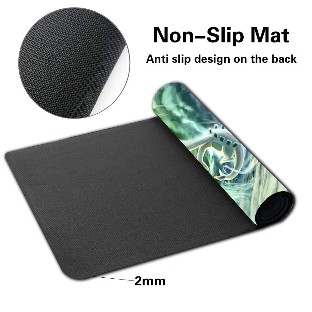 Pokemon452094 - Board Game Pokemon Ho-Oh Playmat Stitched Edge Games Mousepad Play Mat of TCG