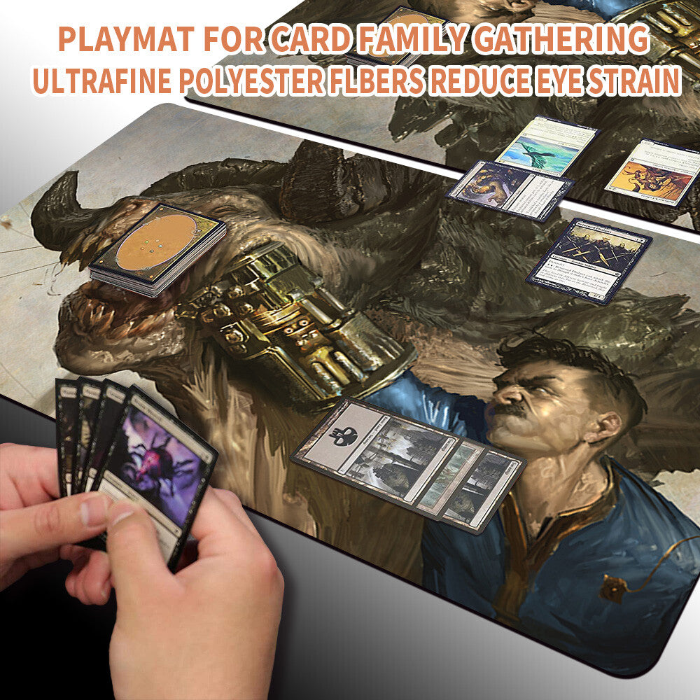 POWER FIST - Magic The Gathering MTG Playmat TCG CCG MTG Playmat Stitched Edge