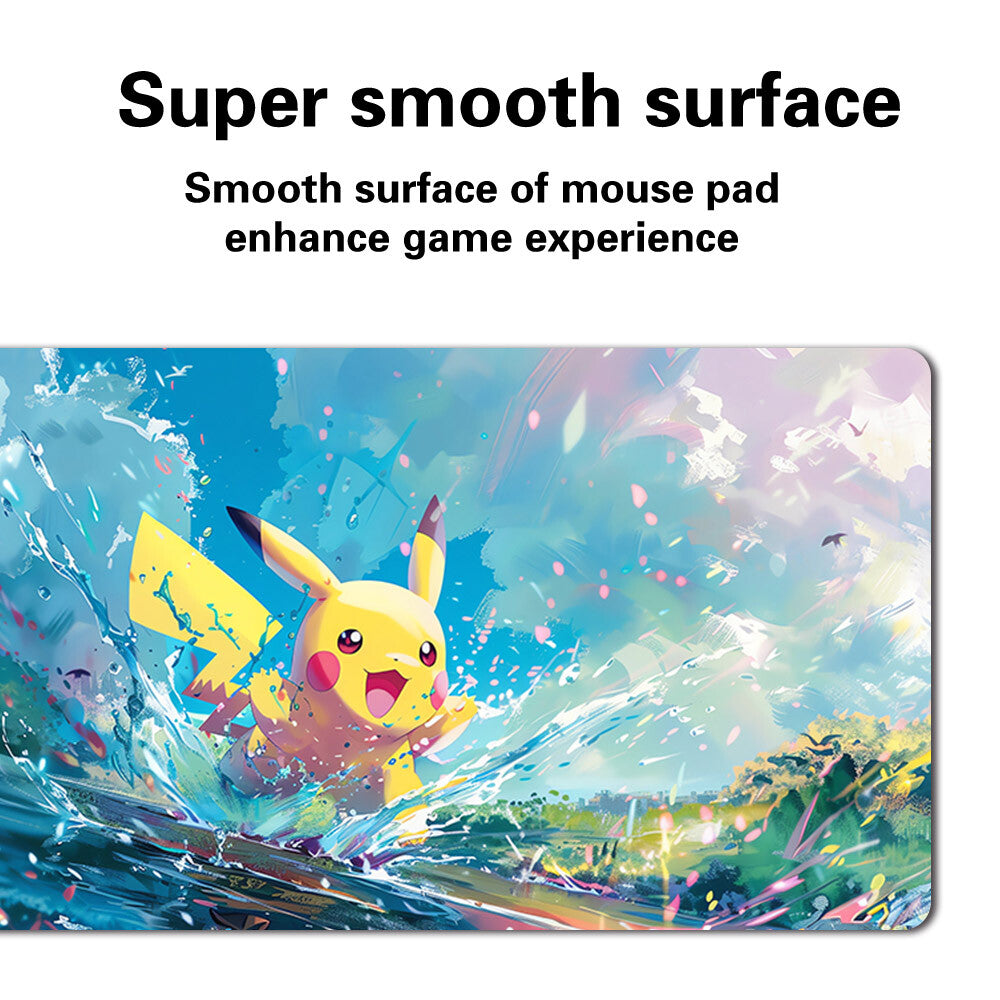 020008 - Board Game Pokemon Pikachu Playmat Stitched Edge Games Mousepad Play Mat of TCG