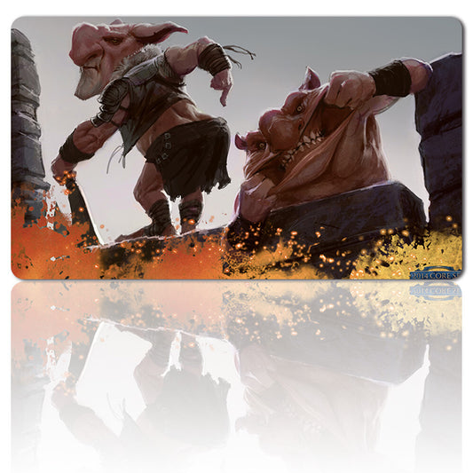 Goblin-Diplomats - Board Game MTG Playmat Games Mousepad Play Mat of TCG Stitched Edge