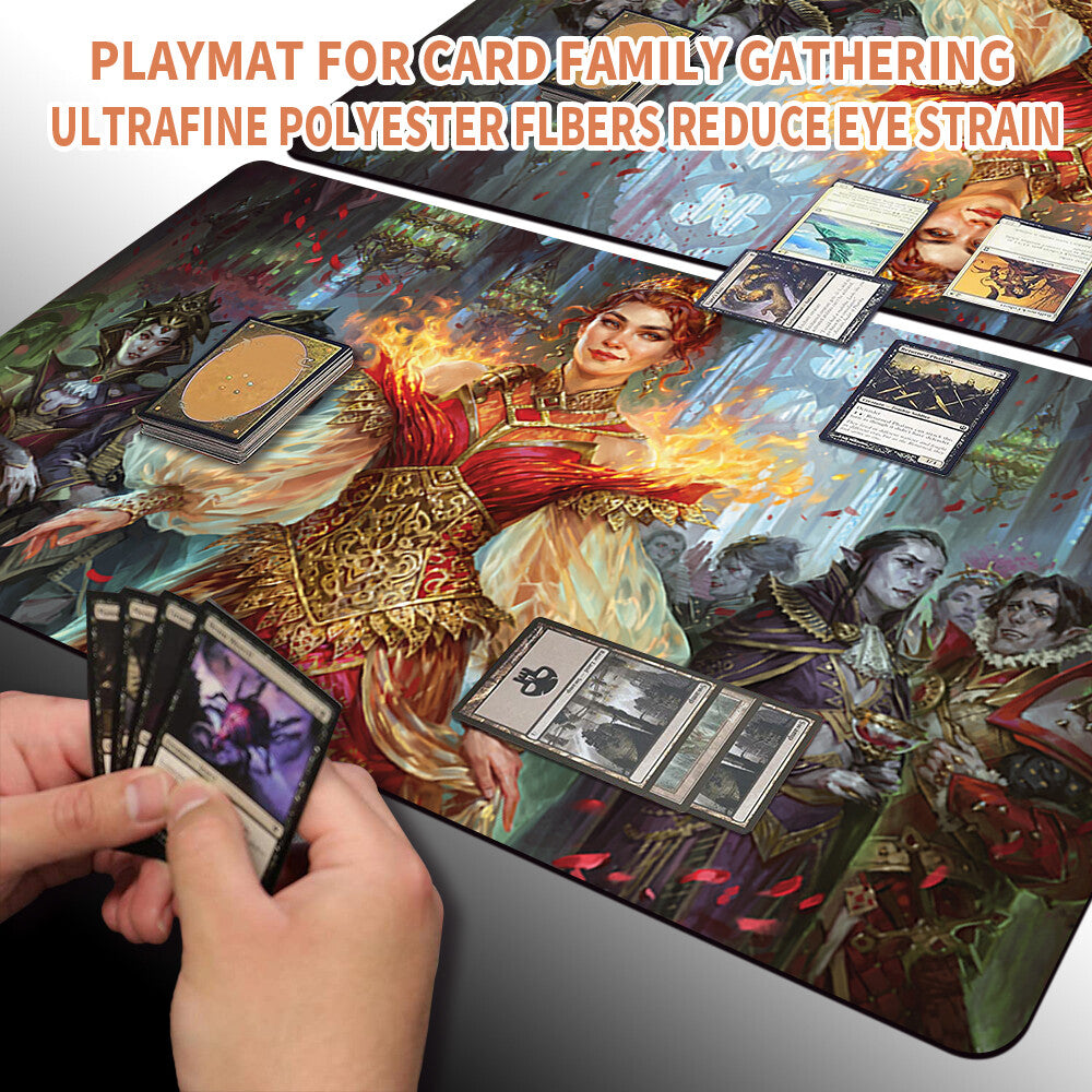 CHANDRA, DRESSED TO KILL -Board Game MTG Playmat Mousepad Playmat of MTG TCG CCG Stitched Edge