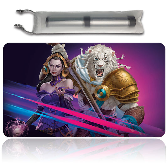 BEGINNER BOX KEY ART - Magic The Gathering MTG Playmat TCG CCG MTG Playmat Stitched Edge