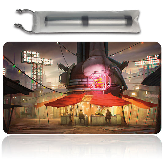 DIAMOND CITY - Magic The Gathering MTG Playmat TCG CCG MTG Playmat Stitched Edge