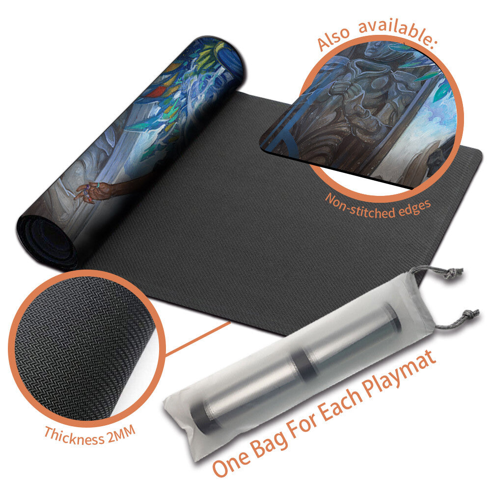 GIADA, FONT OF HOPE - Magic The Gathering MTG Playmat TCG CCG MTG Playmat Stitched Edge