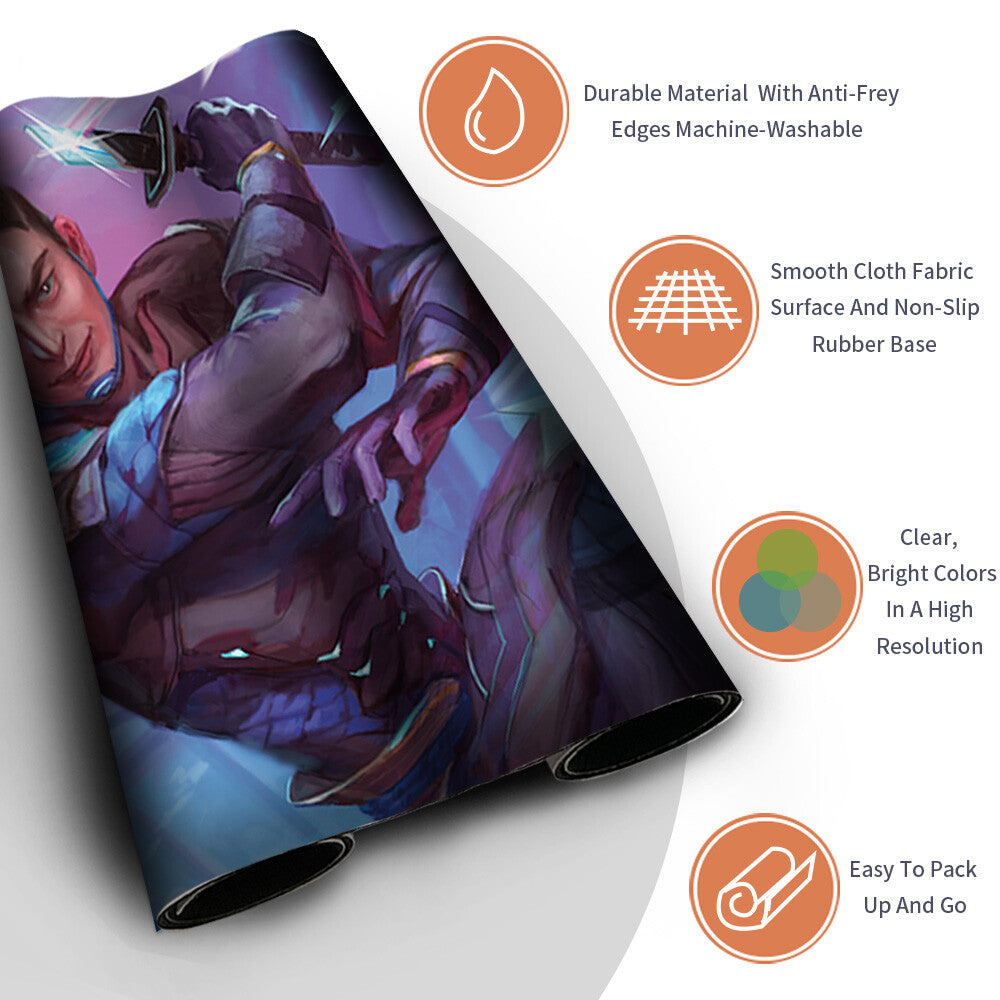 KAITO, CUNNING INFILTRATOR - Magic The Gathering MTG Playmat TCG CCG MTG Playmat Stitched Edge