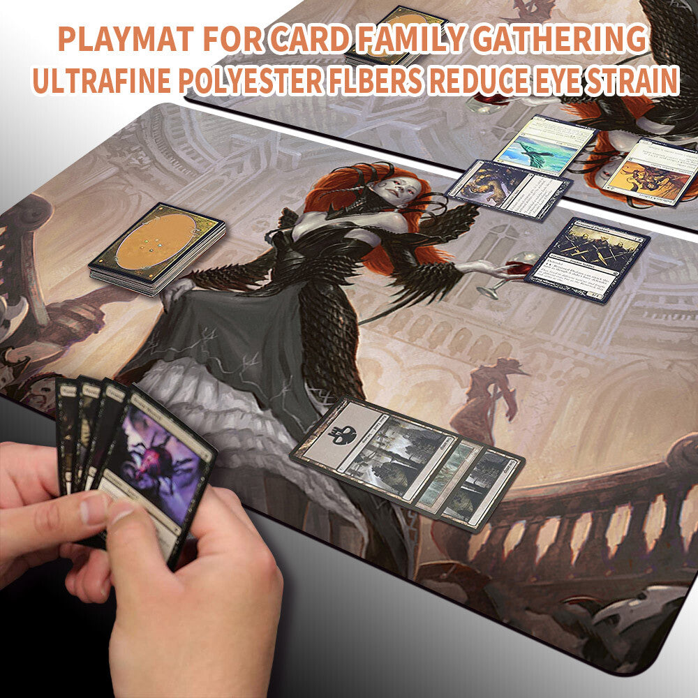 OLIVIA VOLDAREN - Magic The Gathering MTG Playmat TCG CCG MTG Playmat Stitched Edge