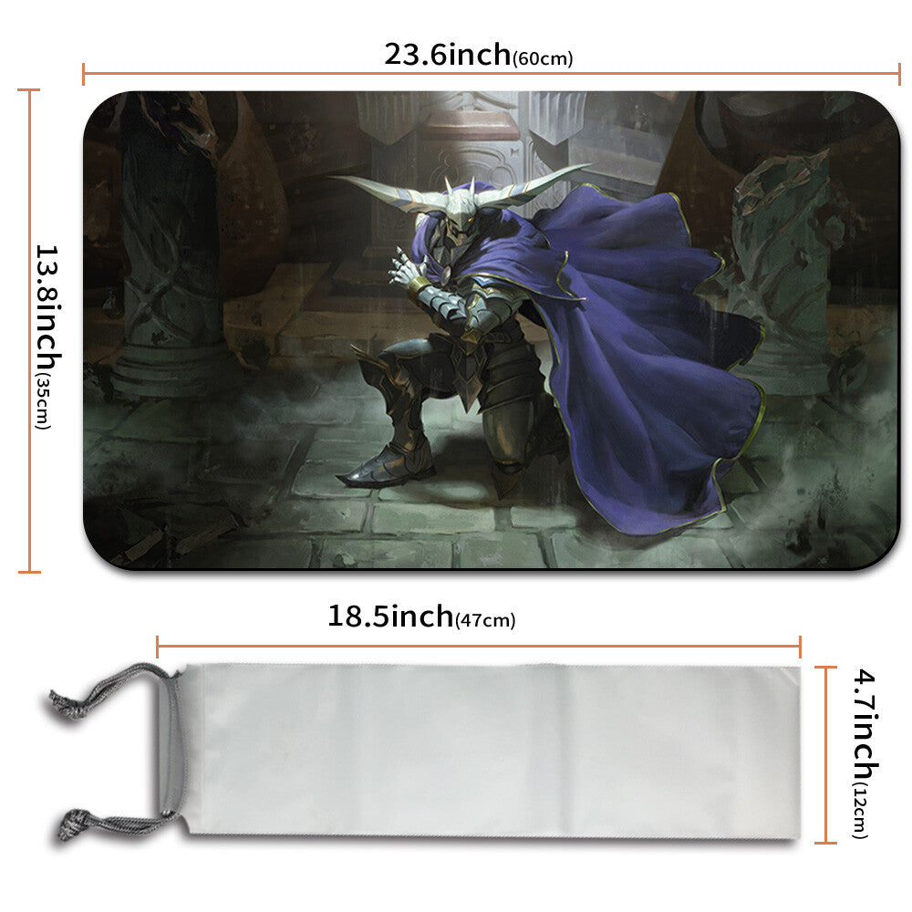 Garland, Knight of Cornelia-Magic The Gathering MTG Playmat TCG CCG MTG Playmat Stitched Edge