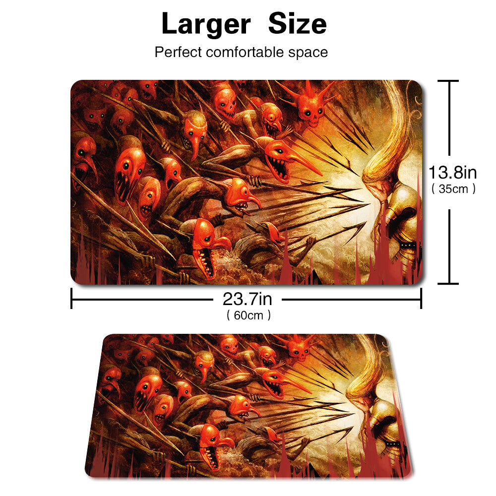 Bedevil - Board Game MTG Playmat Games Mousepad Play Mat of TCG Stitched Edge