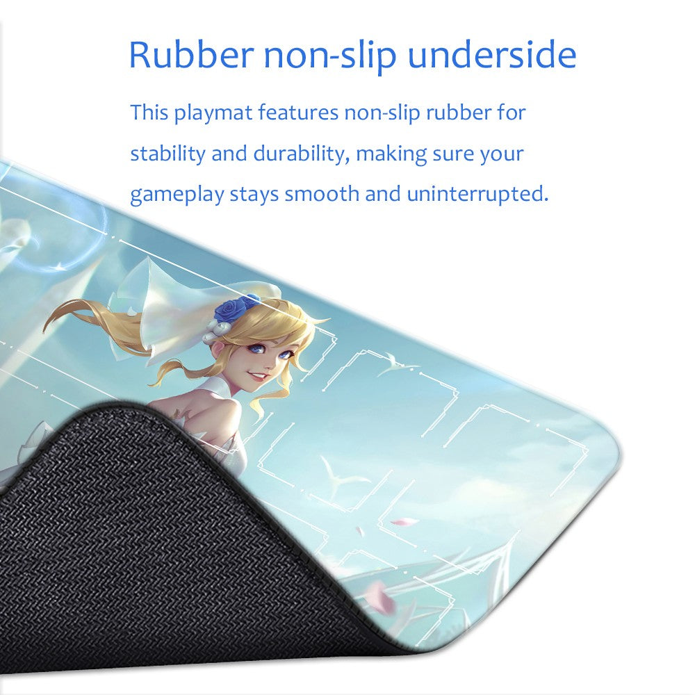 LUX - League Of Legends Riftbound Playmat 24x14 in + Free Storage Bag