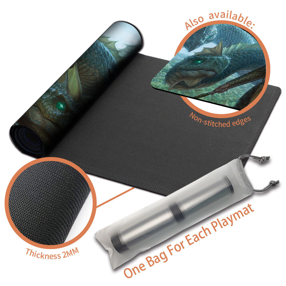 HYDRA TRAINER - Magic The Gathering MTG Playmat TCG CCG MTG Playmat Stitched Edge