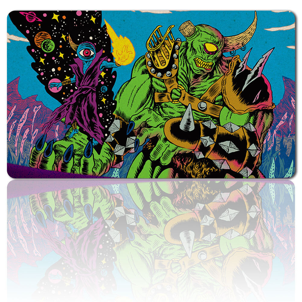 ZNDRSPLT & OKAUN - Board Game MTG Playmat Games Mouse Pad Play Mat of TCG CCG Stitched Edge