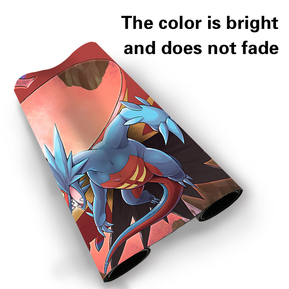 3882248 - Board Game Pokemon Roaring Moon Playmat Stitched Edge Games Mousepad Play Mat of TCG