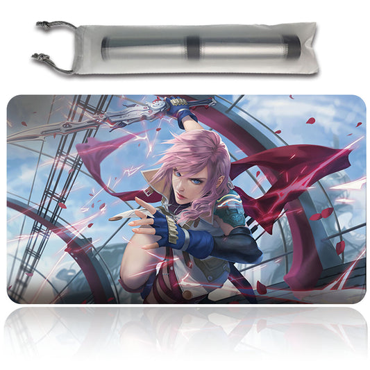 LIGHTNING, ARMY OF ONE - Magic The Gathering MTG Playmat TCG CCG MTG Playmat Stitched Edge