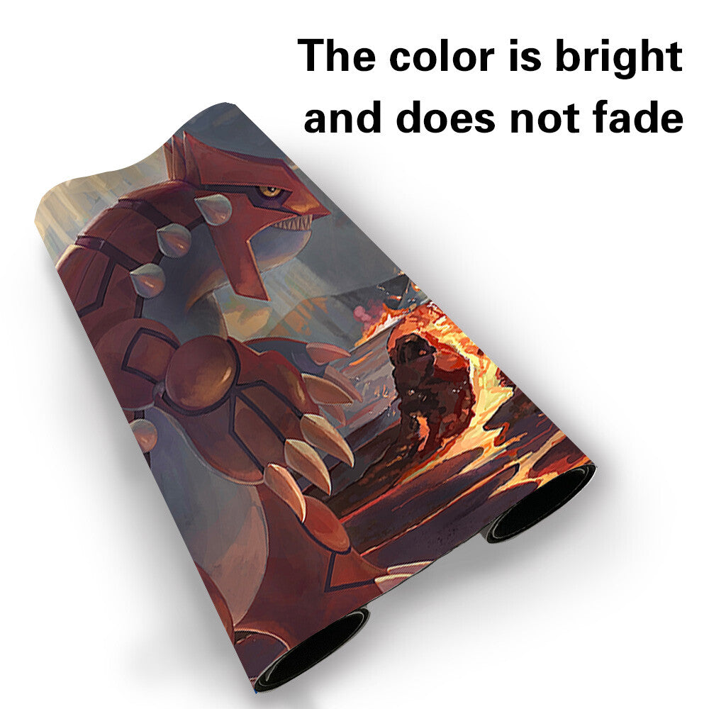 093553 - Board Game Pokemon Groudon Playmat Stitched Edge Games Mousepad Play Mat of TCG