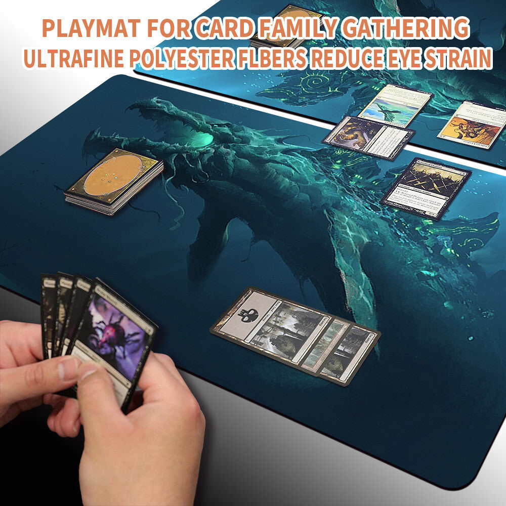 Slinn Voda, the Rising Deep -Magic The Gathering MTG Playmat TCG CCG MTG Playmat Stitched Edge