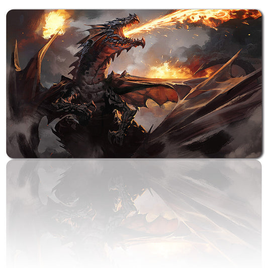 Drakuseth, Maw of Flames - Board Game MTG Playmat Mousepad Playmat of TCG CCG Stitched Edge