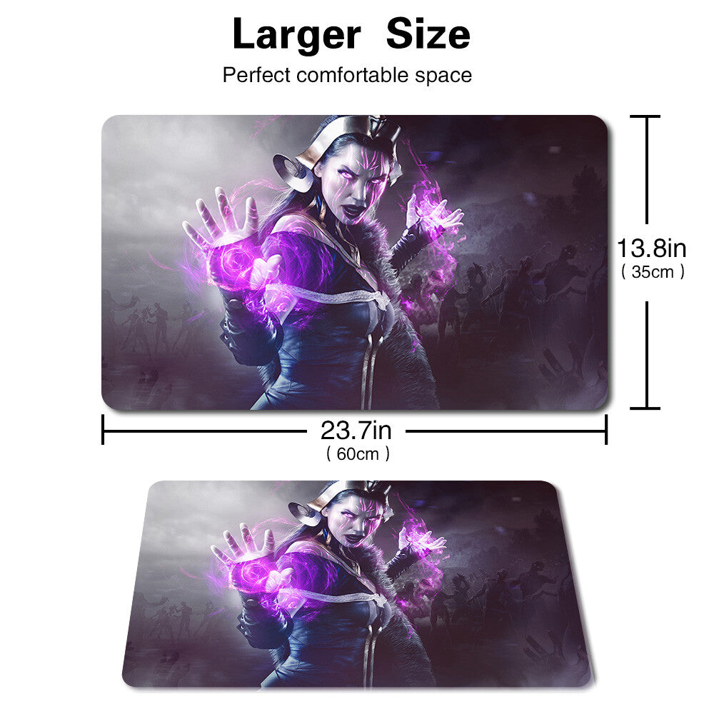 LILIANA - Board Game MTG Playmat Games Mousepad Play Mat of TCG Stitched Edge