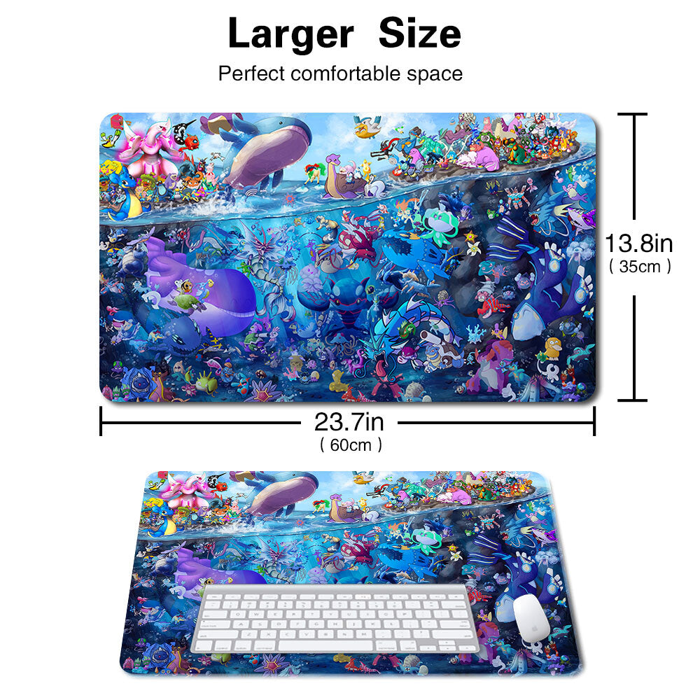 998181 - Board Game Pokemon Playmat Stitched Edge Games Mousepad Play Mat of TCG
