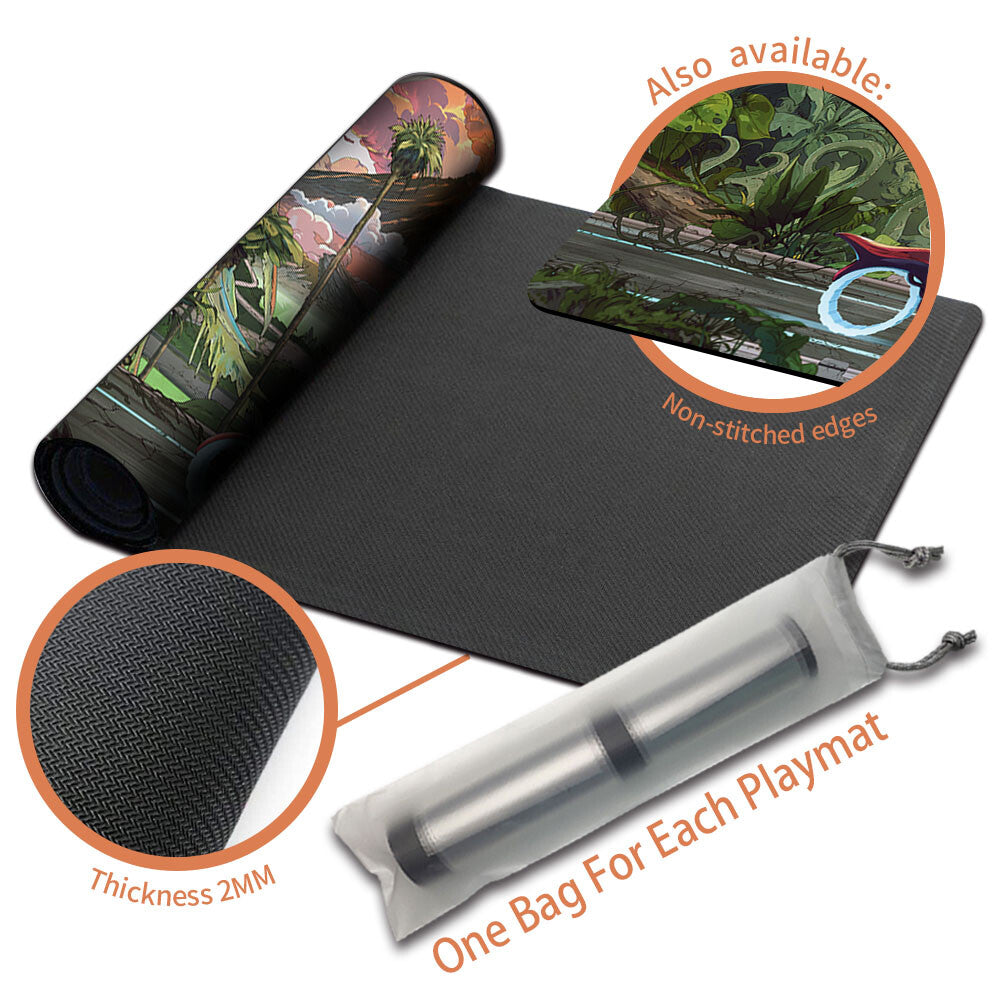 MURAGANDA LO-FI - Magic The Gathering MTG Playmat TCG CCG MTG Playmat Stitched Edge