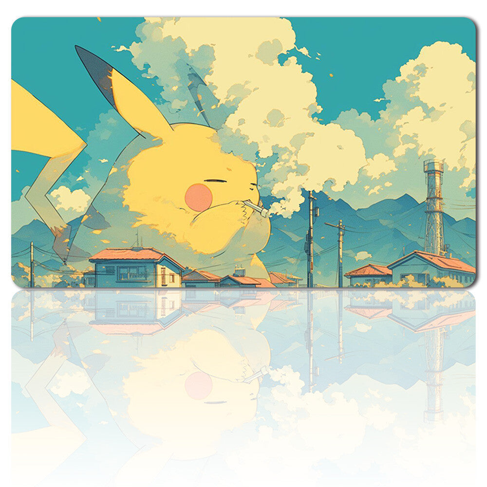 146521 - Board Game Pokemon Pikachu Playmat Stitched Edge Games Mousepad Play Mat of TCG