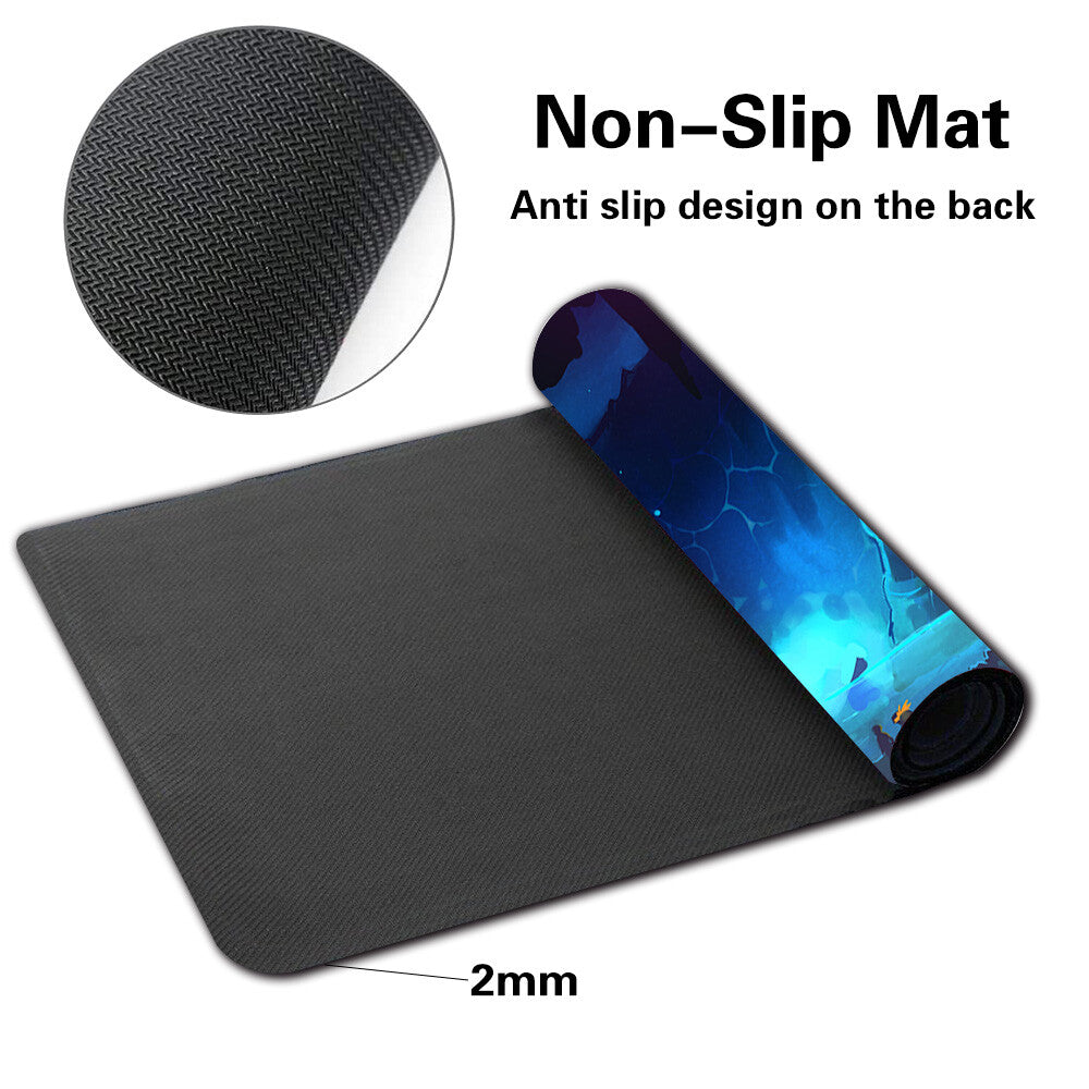 204724 - Board Game Pokemon Lugia Playmat Stitched Edge Games Mousepad Play Mat of TCG